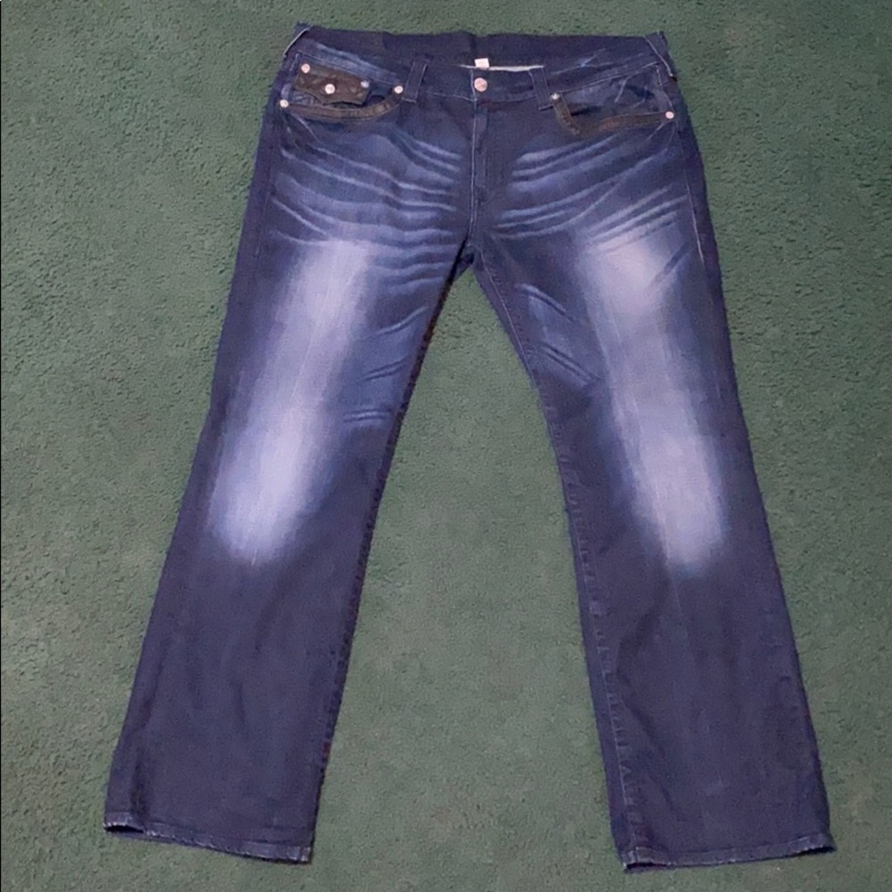 Authentic True Religion dark blue Jeans sz 40
